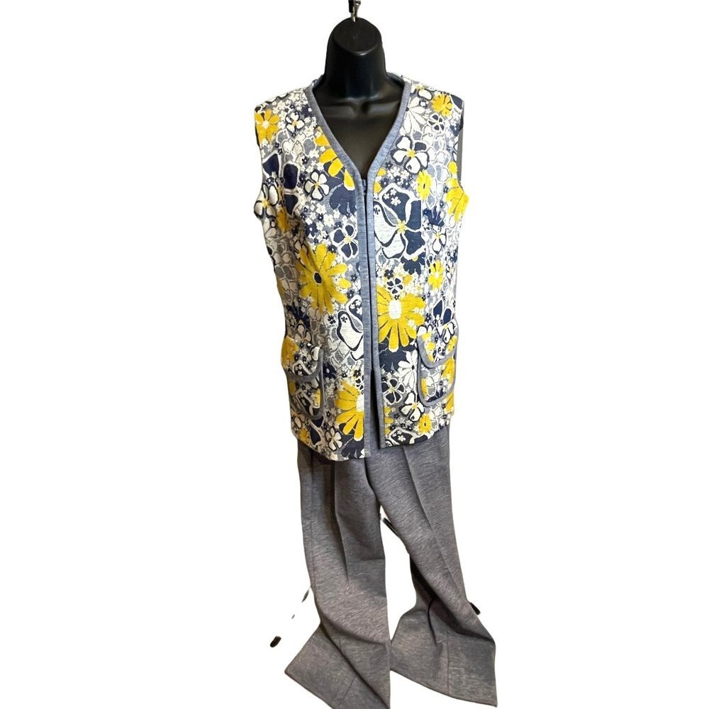 Hamilton "8" Full Zip Sleeveless Polyester Leisure Suit Sz 14